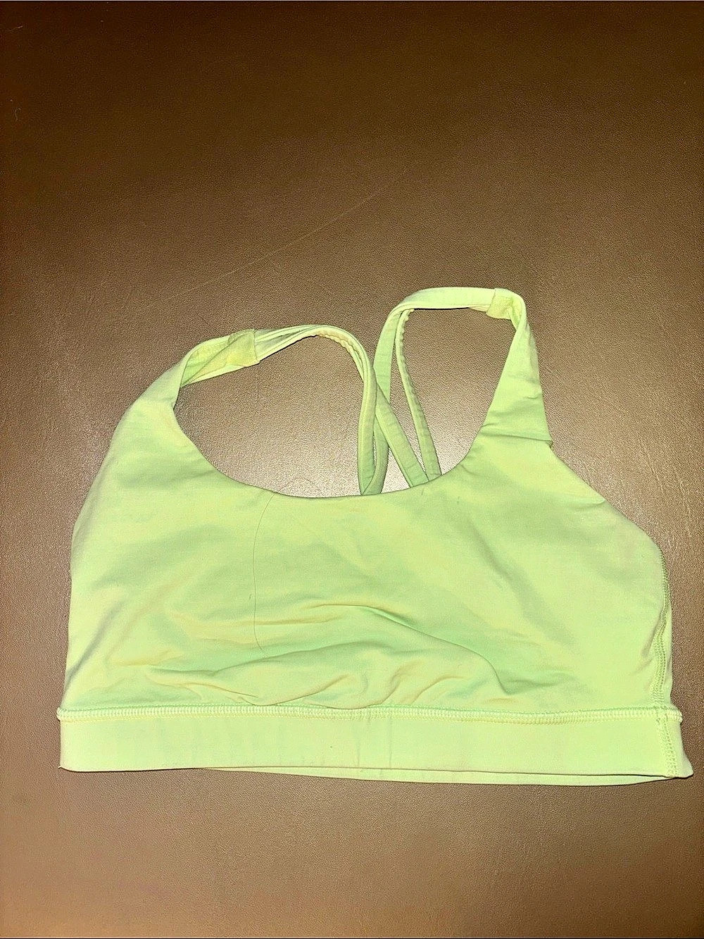 Lululemon Energy Longline Bra Sports Bra in Green